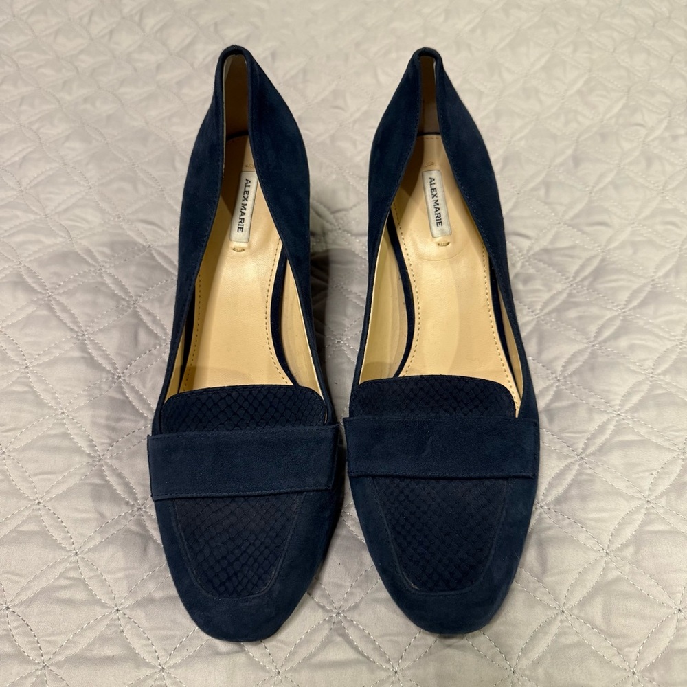 Alex Marie Navy Women's Heels - Size 9